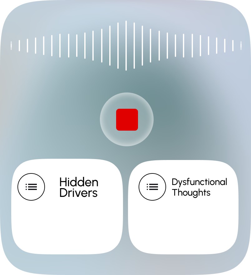 Niom app: recording reactions